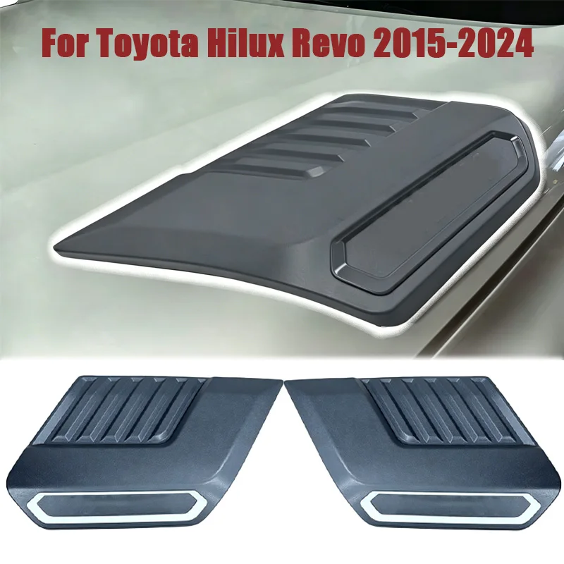 1Pair Decoration Outlet Bonnect Scoop Cover For Toyota Hilux Revo 2015-2024 Car Air Flow Decorative Intake Hood Scoop Cover
1Pair Decoration Outlet Bonnect Scoop Cover For Toyota Hilux Revo 2015-2024 Car Air Flow Decorative Intake Hood Scoop Cover