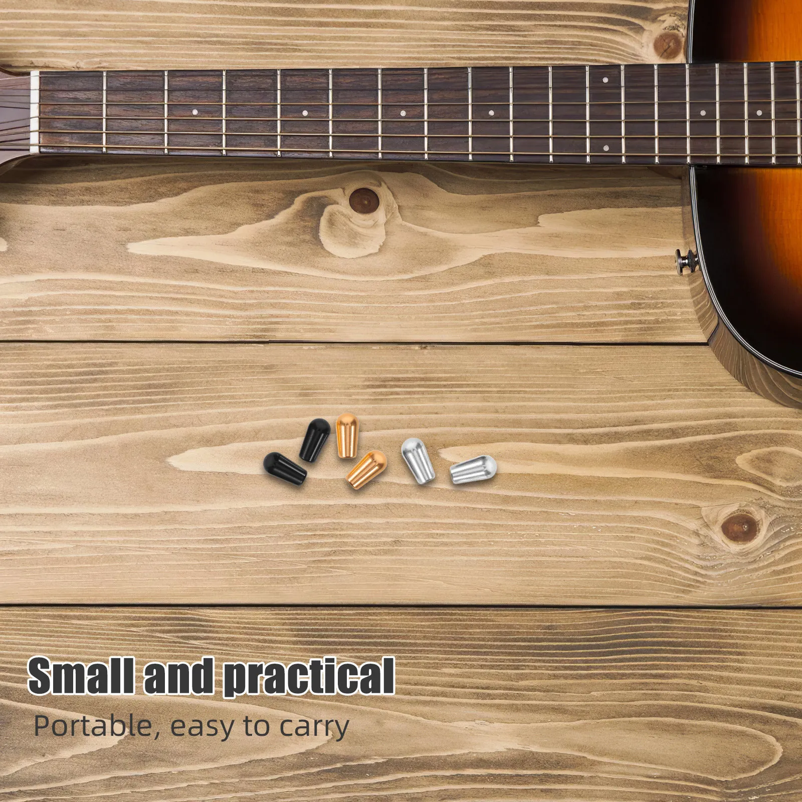 6Pcs Guitar Pickup Switch Caps Aluminum Selector Knobs M3.5 Thread Electric Guitar Toggle Switch Replacement Parts Accessories
6Pcs Guitar Pickup Switch Caps Aluminum Selector Knobs M3.5 Thread Electric Guitar Toggle Switch Replacement Parts Accessories