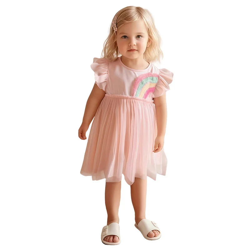 Jumping Meters 2-7 Years Summer Princess Baby Girls Dresses Rainbow Party Birthday Kids Sleeveless Frocks Clothing
Jumping Meters 2-7 Years Summer Princess Baby Girls Dresses Rainbow Party Birthday Kids Sleeveless Frocks Clothing