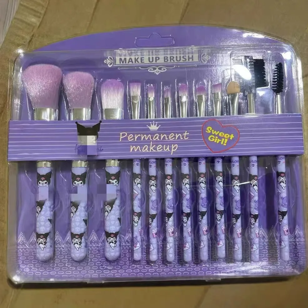 Kawaii hello kitty anime peripheral makeup brush set cute Sanrio cartoon brushes ladies kuromi 12 pieces wholesale
Kawaii hello kitty anime peripheral makeup brush set cute Sanrio cartoon brushes ladies kuromi 12 pieces wholesale