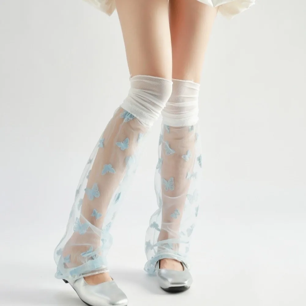 Butterfly Korean Style Lace Leg Sleeve Knee High Y2K Loose Socks Foot Cover Fashion Soft Mesh Boots Cover Streetwear
Butterfly Korean Style Lace Leg Sleeve Knee High Y2K Loose Socks Foot Cover Fashion Soft Mesh Boots Cover Streetwear