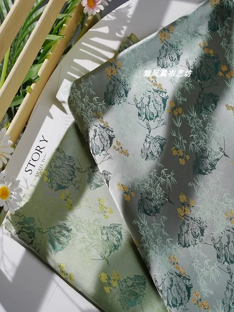 Парчовая жаккардовая ткань, куртка в китайском стиле, жилет, имитация песен, парчовая ткань для одежды, материал для шитья, ткань «сделай сам» на метр
Парчовая жаккардовая ткань, куртка в китайском стиле, жилет, имитация песен, парчовая ткань для одежды, материал для шитья, ткань «сделай сам» на метр