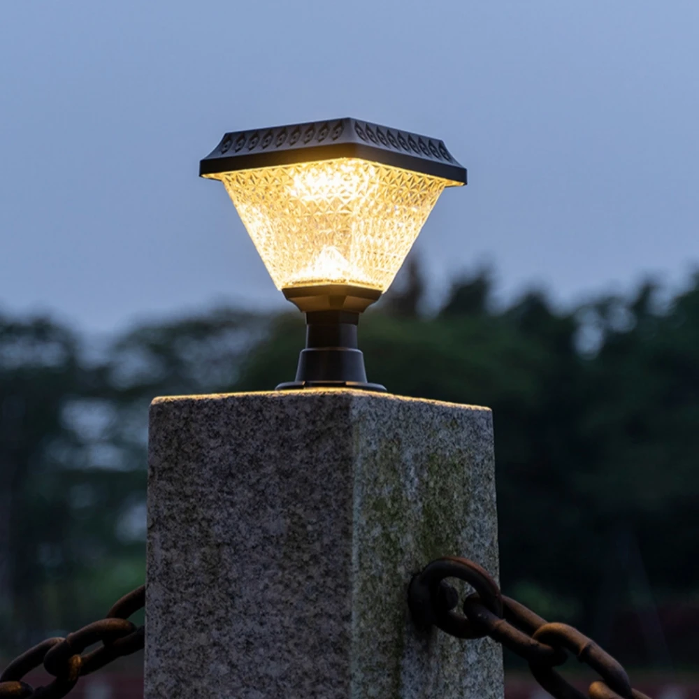 Solar Pillar Light Outdoor Post Light Dusk to Dawn Waterproof Solar Column Cap Lights LED Deck Lantern Lamp for Patio Garden
Solar Pillar Light Outdoor Post Light Dusk to Dawn Waterproof Solar Column Cap Lights LED Deck Lantern Lamp for Patio Garden