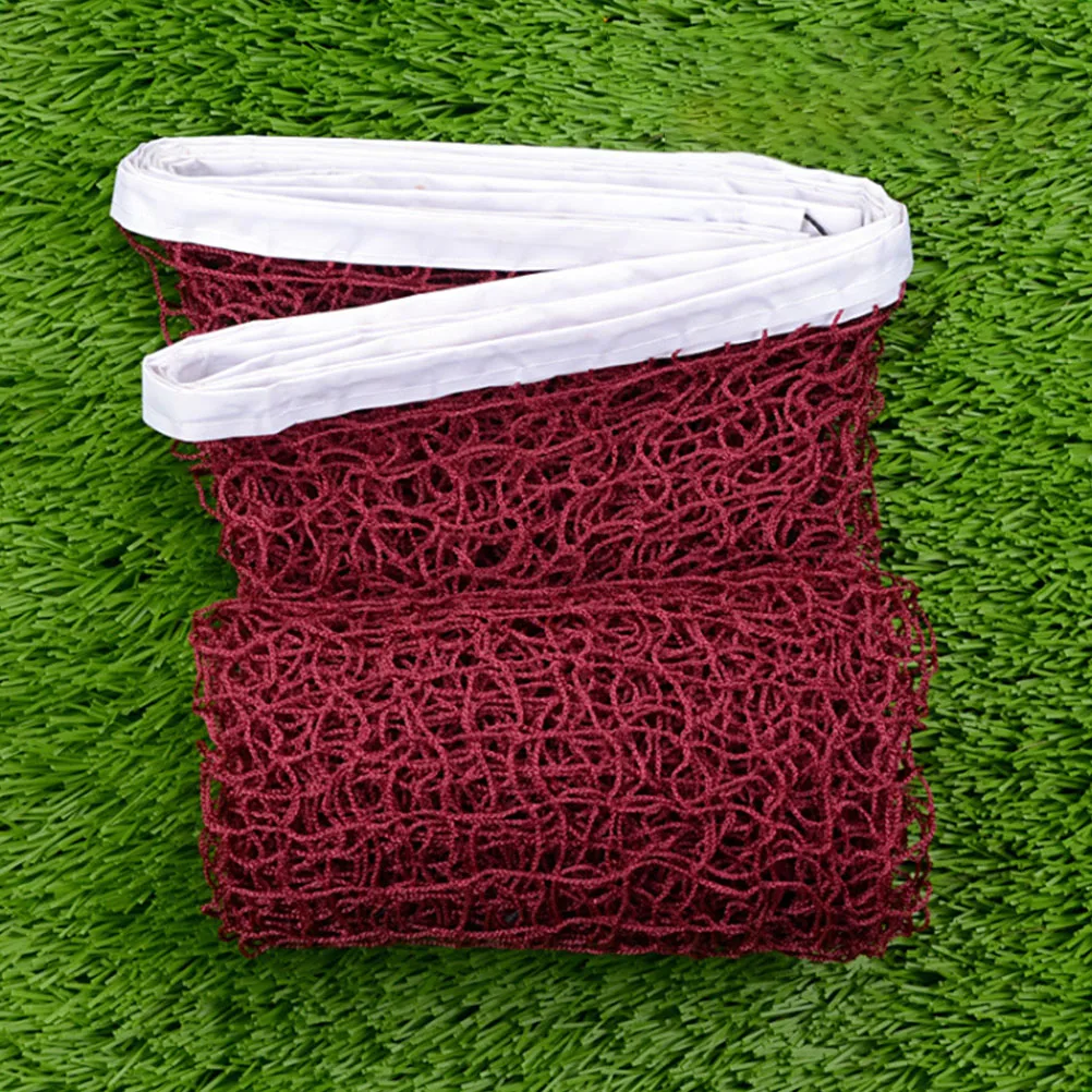 Nylon Badminton Net Wear resist Lightweight Portable Volleyball Net for Use Bright Color Small Mesh
Nylon Badminton Net Wear resist Lightweight Portable Volleyball Net for Use Bright Color Small Mesh