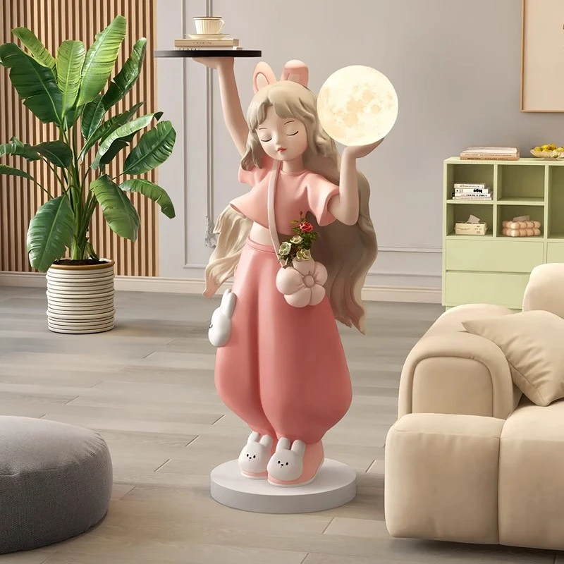 Cream wind creative girl living room large floor ornament Nordic TV cabinet next to home decoration gifts with lights
Cream wind creative girl living room large floor ornament Nordic TV cabinet next to home decoration gifts with lights