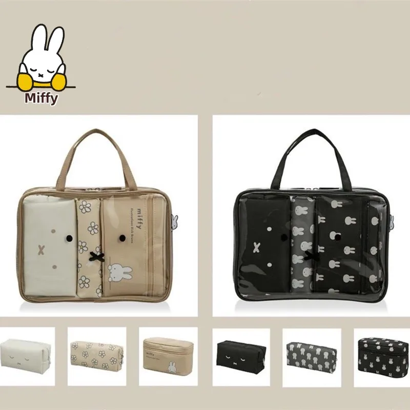 Kawaii Miffy Storage Bag Cartoon-Style Cute Four-Piece Makeup Bag for Travel Storage Handbag Bathing Supplies Classification
Kawaii Miffy Storage Bag Cartoon-Style Cute Four-Piece Makeup Bag for Travel Storage Handbag Bathing Supplies Classification