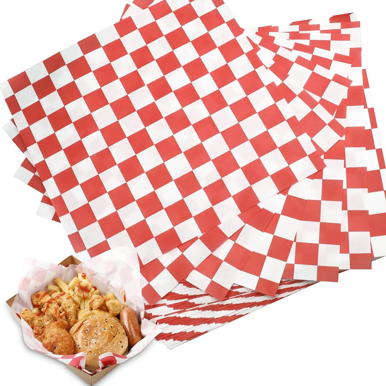 500 Deli Paper Sheets 12 x 12 Inch Red and White Checkered Food Wrapping Papers Grease Resistant Food Wrap Sandwich Pape
500 Deli Paper Sheets 12 x 12 Inch Red and White Checkered Food Wrapping Papers Grease Resistant Food Wrap Sandwich Pape