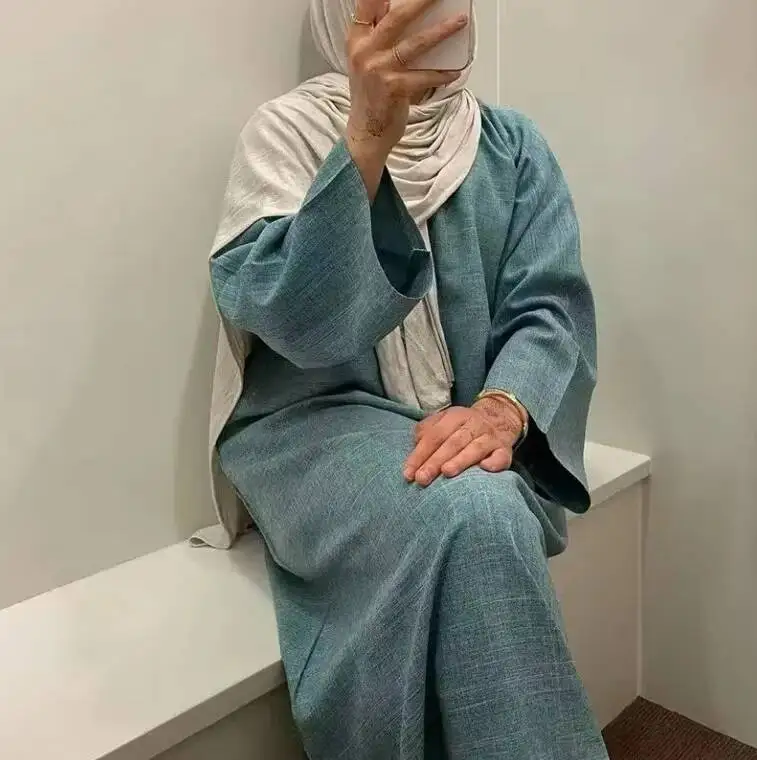 Zhiyiduoduo New Loose Dress Solid Color Slimming Elegant Plus Size Long Dress 24613 Abaya Ramadan Dubai Luxury Islam Elegant
Zhiyiduoduo New Loose Dress Solid Color Slimming Elegant Plus Size Long Dress 24613 Abaya Ramadan Dubai Luxury Islam Elegant