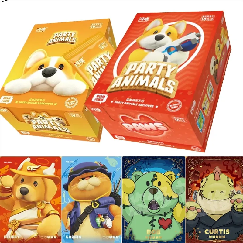 SHININGSOUL Party Animals Vol.2 Shiny Foil Cards Beast Files Trading Collectible Cards Anime Peripheral Gift Toys
SHININGSOUL Party Animals Vol.2 Shiny Foil Cards Beast Files Trading Collectible Cards Anime Peripheral Gift Toys