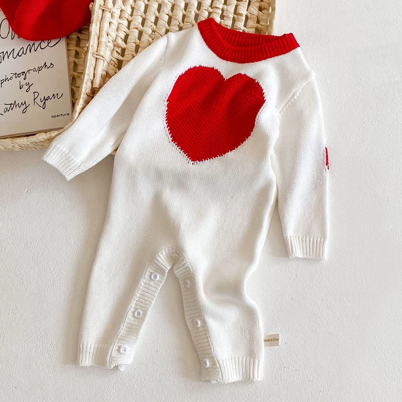 0-3Yrs Kids Baby Boys Girls Long Sleeve Love Heart Knit Jumpsuit Infant Baby Girls Clothes Newborn Baby Girls Boys Rompers
0-3Yrs Kids Baby Boys Girls Long Sleeve Love Heart Knit Jumpsuit Infant Baby Girls Clothes Newborn Baby Girls Boys Rompers