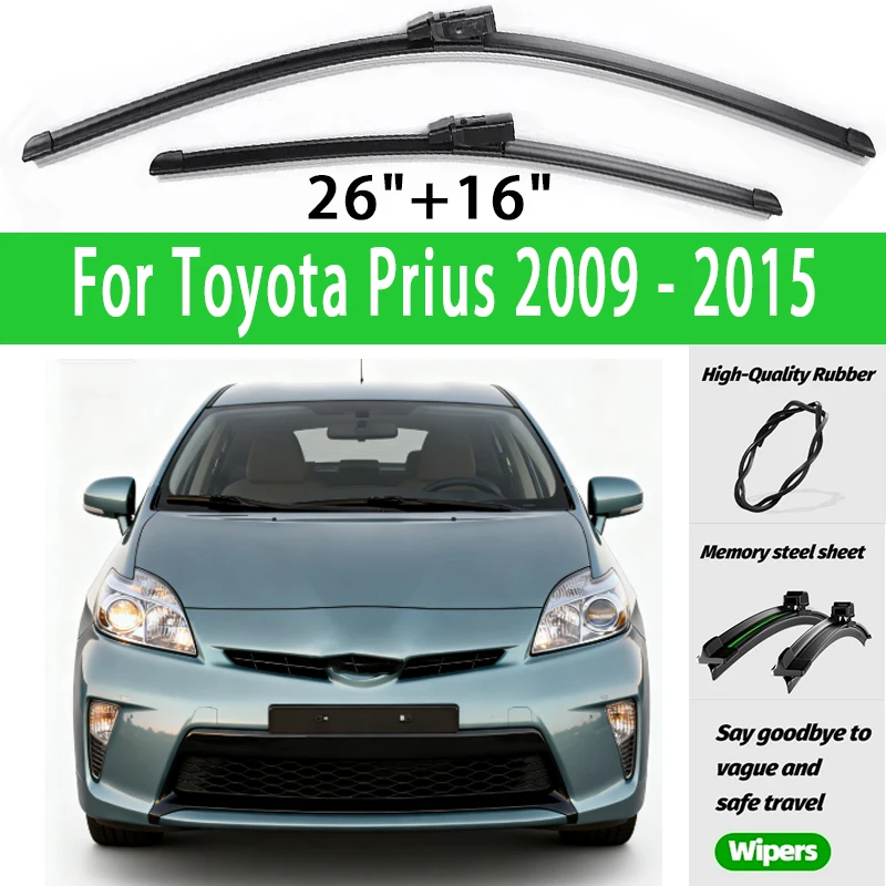 Wiper LHD Front Wiper Blades For Toyota Prius 2009 - 2015 Windshield Windscreen Window Brushes 26"+16" Accessories
Wiper LHD Front Wiper Blades For Toyota Prius 2009 - 2015 Windshield Windscreen Window Brushes 26"+16" Accessories