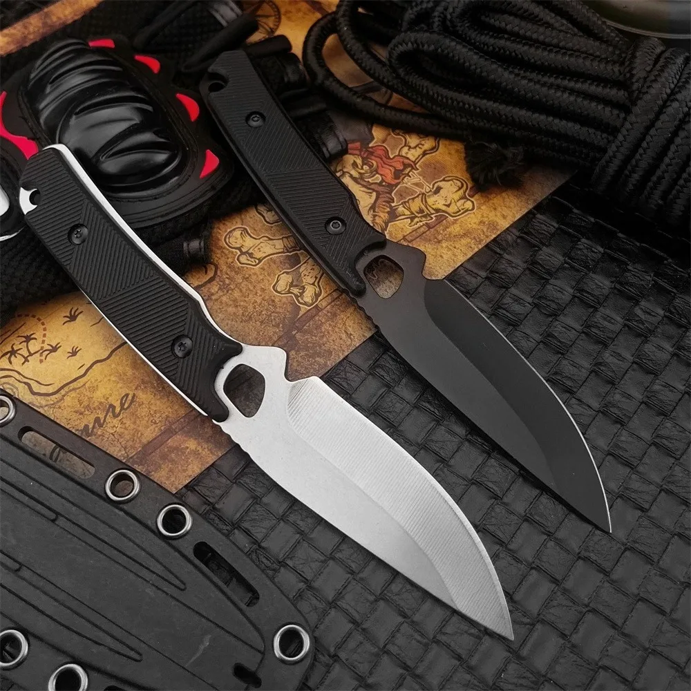 KS 2048 Открытый нож с фиксированным лезвием 8Cr13MoV Стальное лезвие Ручка из нейлонового волокна Ножи для самообороны для охоты в джунглях и кемпинга с ножнами
KS 2048 Открытый нож с фиксированным лезвием 8Cr13MoV Стальное лезвие Ручка из нейлонового волокна Ножи для самообороны для охоты в джунглях и кемпинга с ножнами