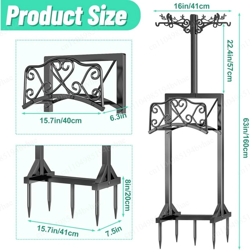 Garden water pipe storage rack and hose rack, suitable for outdoor garden lawn fields
Garden water pipe storage rack and hose rack, suitable for outdoor garden lawn fields