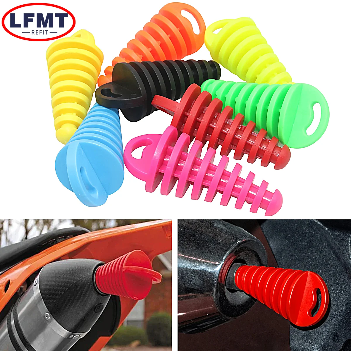 Powermotor Motorcycle exhaust muffler plug Motor exhaust plug tail pipe off-road silencer wash pipe protector Wash Waterproof
Powermotor Motorcycle exhaust muffler plug Motor exhaust plug tail pipe off-road silencer wash pipe protector Wash Waterproof