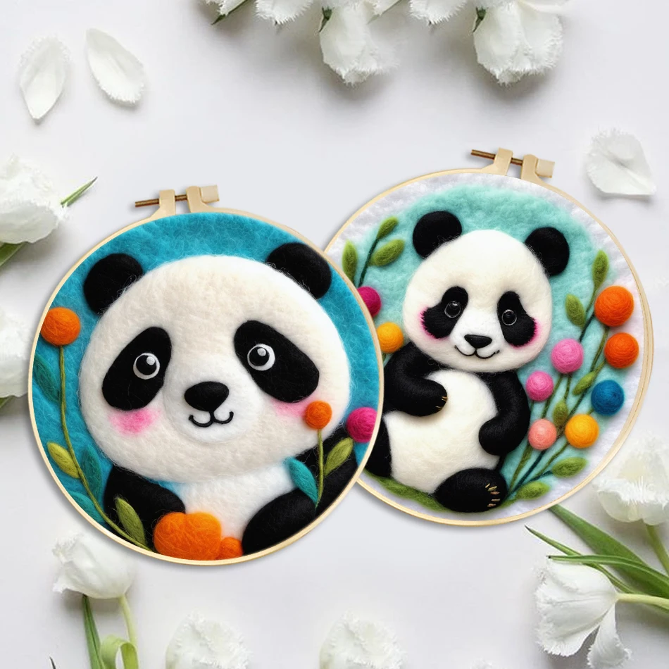 Needle Felting Painting Kit Panda Design Complete Wool Craft Set For Beginners Gift Wool Needle Felting Kit Diy Home Decor
Needle Felting Painting Kit Panda Design Complete Wool Craft Set For Beginners Gift Wool Needle Felting Kit Diy Home Decor