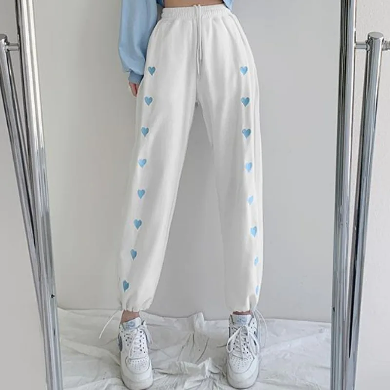 2024 New Fashion Women Casual Loose Heart Print Streetwear Sweatpants Femme High Waist Trousers Wide Leg Sport Jogger Harem Pant
2024 New Fashion Women Casual Loose Heart Print Streetwear Sweatpants Femme High Waist Trousers Wide Leg Sport Jogger Harem Pant