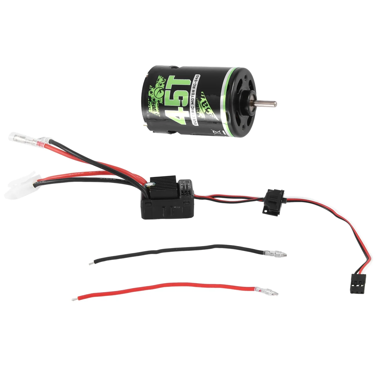 540 Brushed Motor 45T with 1060 Brushed ESC 60A 2-3S LiPo Waterproof Electric Speed Controller for RC 1/10
540 Brushed Motor 45T with 1060 Brushed ESC 60A 2-3S LiPo Waterproof Electric Speed Controller for RC 1/10