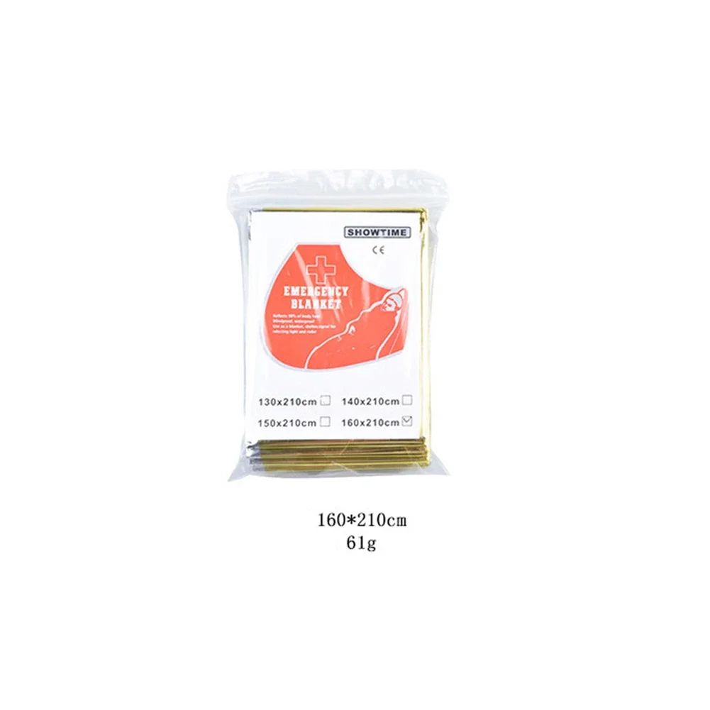 Insulating Blanket Life-saving First Aid Gold(160*210cm) Mountaineering Mylar Reflective Camping Hiking Useful
Insulating Blanket Life-saving First Aid Gold(160*210cm) Mountaineering Mylar Reflective Camping Hiking Useful