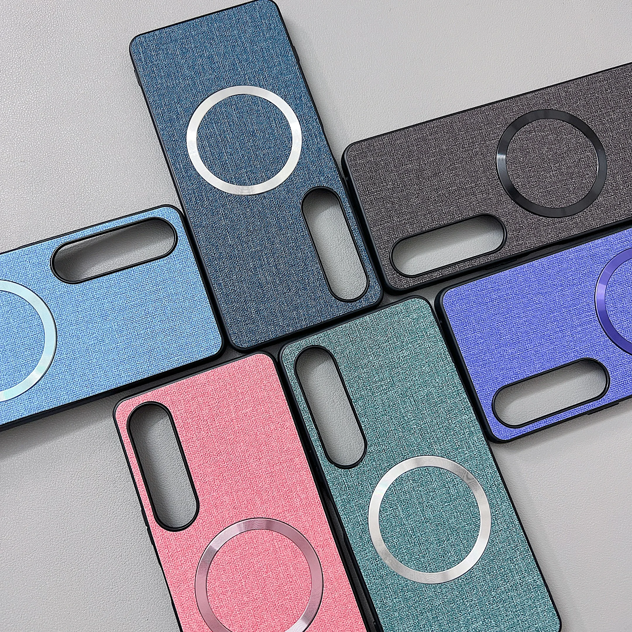 Shockproof Cloth Fabric Texture Wireless Charging Magnetic Case For Sony Xperia 1 V 10 5 V 5 IV 1 VI, Matte Magsafe Phone Cover
Shockproof Cloth Fabric Texture Wireless Charging Magnetic Case For Sony Xperia 1 V 10 5 V 5 IV 1 VI, Matte Magsafe Phone Cover