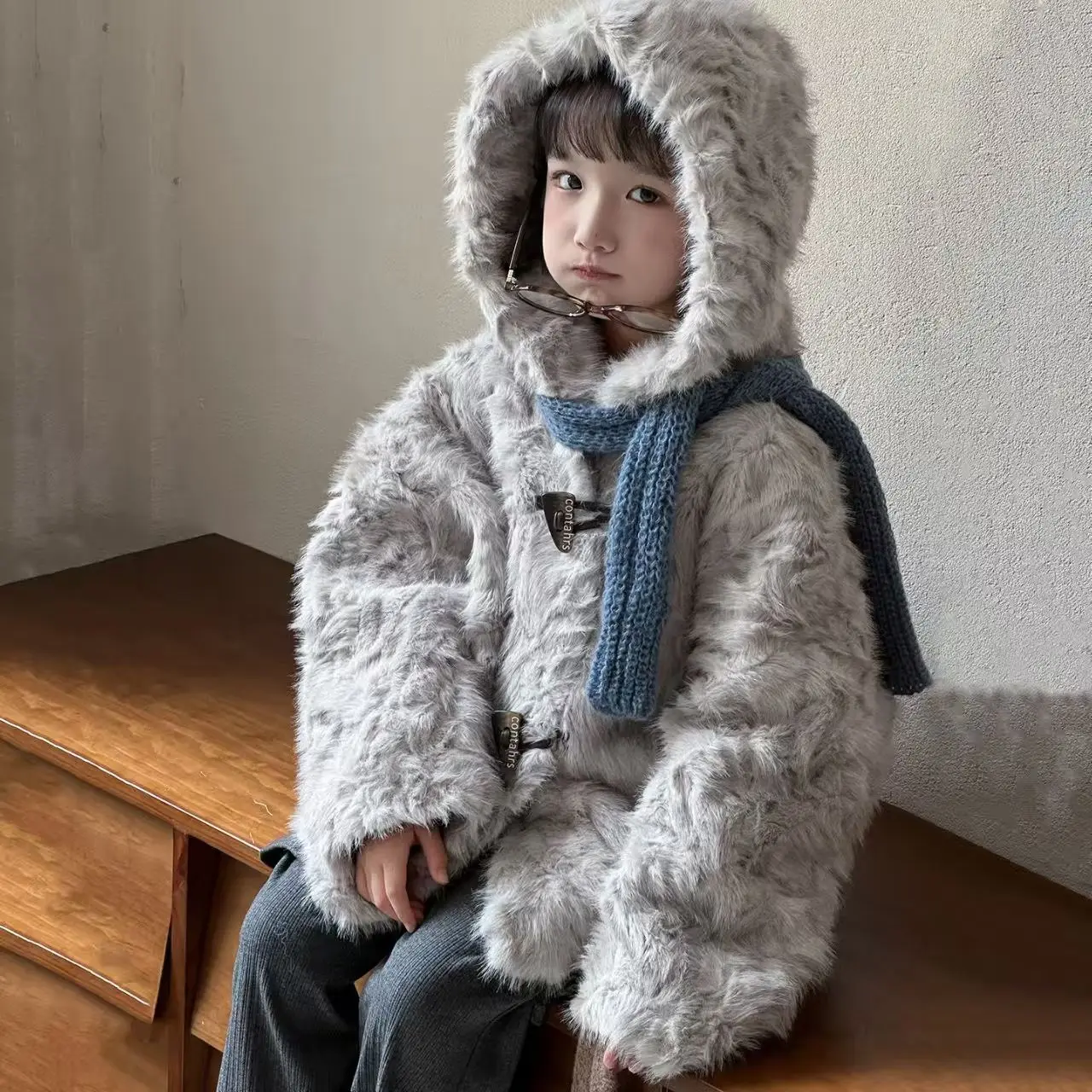 Girls' Fur Coat 2026 Autumn And Winter New Item Children's Faux Mink Fur One-piece Thick And Warm Boys' Coat
Girls' Fur Coat 2026 Autumn And Winter New Item Children's Faux Mink Fur One-piece Thick And Warm Boys' Coat