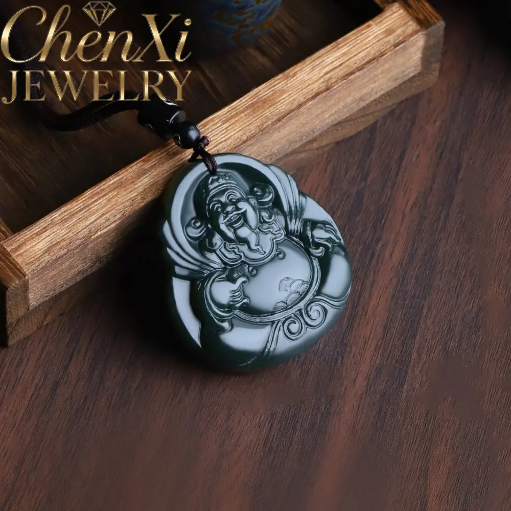 Natural Hetian Green Jade Ruyi Buddha Pendant Carved Auspicious Blessing Jade Charm Jewelry Gift Daily Wear Festival Present
Natural Hetian Green Jade Ruyi Buddha Pendant Carved Auspicious Blessing Jade Charm Jewelry Gift Daily Wear Festival Present