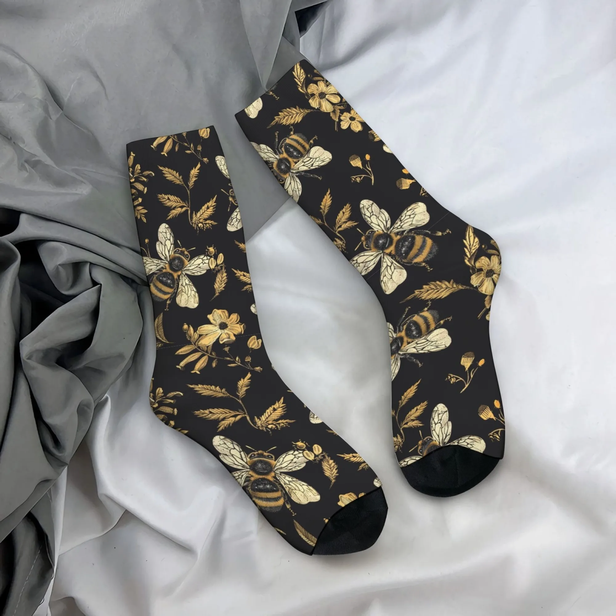 Bees Flowers Retro Fashion Men's Socks Comfortable Non-Slip Outdoor Casual Sports Socks Novelty Funny Happy Hip-Hop Socks Gift
Bees Flowers Retro Fashion Men's Socks Comfortable Non-Slip Outdoor Casual Sports Socks Novelty Funny Happy Hip-Hop Socks Gift