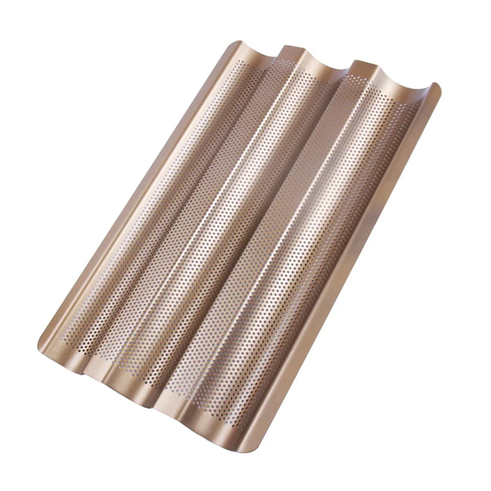Bread Rack Loaf Tins Baking Baguette Pan Dividers French Tray Small Mold Nonstick Perforated Carbon Steel Safe Durabl Bread
Bread Rack Loaf Tins Baking Baguette Pan Dividers French Tray Small Mold Nonstick Perforated Carbon Steel Safe Durabl Bread