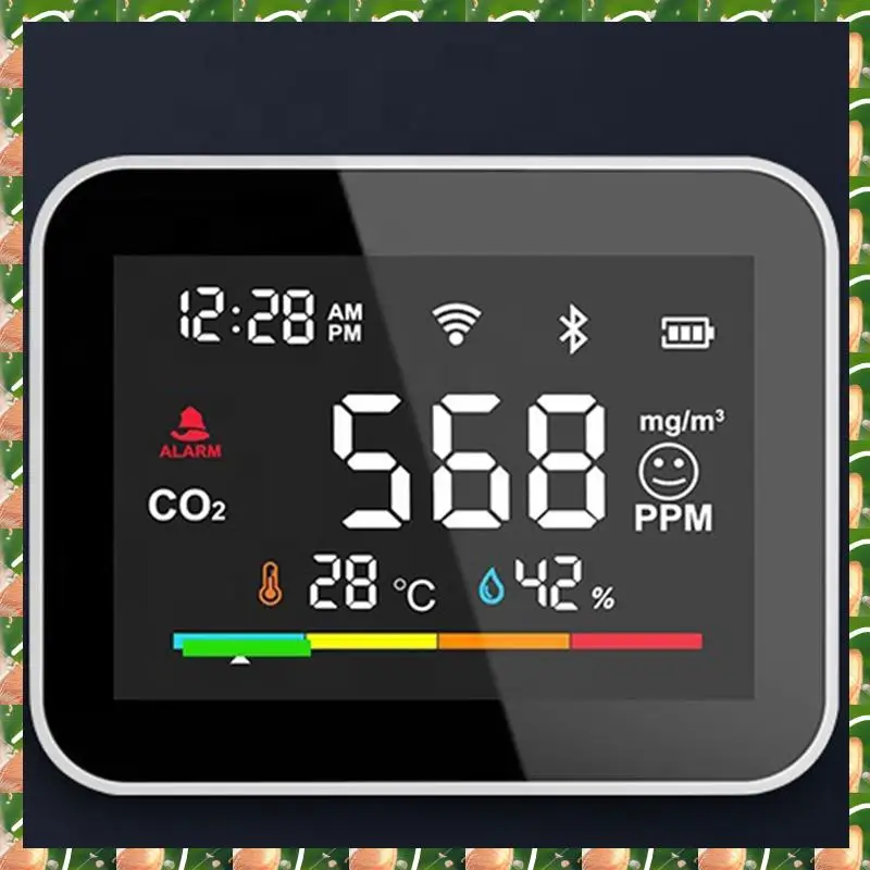 JAJA Tuya Wifi Smart CO2 Detector CO2 Monitor Meter Co2 Sensor Indoor Agricultural Greenhouse Air Humiture Sensor Monitor
JAJA Tuya Wifi Smart CO2 Detector CO2 Monitor Meter Co2 Sensor Indoor Agricultural Greenhouse Air Humiture Sensor Monitor