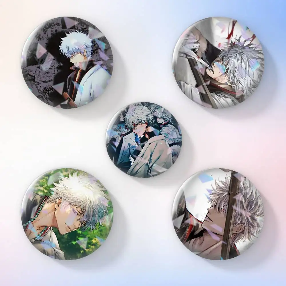Gintama Gintoki Sakata Brooch Metal Badge Brooch, Fashion Decorative Pins for Hat Bag Clothing Decoration Gift,Souvenir.
Gintama Gintoki Sakata Brooch Metal Badge Brooch, Fashion Decorative Pins for Hat Bag Clothing Decoration Gift,Souvenir.