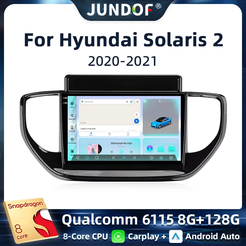Jundof Android 13 Auto Car Radio Multimedia For Hyundai Solaris Accent 2 II 2020-2021 GPS Navigation 2Din Carplay Stereo Player
Jundof Android 13 Auto Car Radio Multimedia For Hyundai Solaris Accent 2 II 2020-2021 GPS Navigation 2Din Carplay Stereo Player