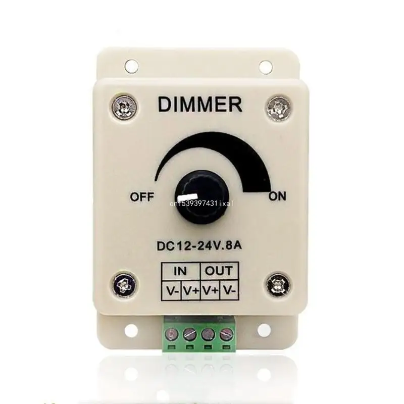 LED Dimmer Knob Controller for DC 12-24V 8A Mini Rotary with Paper for Shell Speed Controller Easy to Inst
LED Dimmer Knob Controller for DC 12-24V 8A Mini Rotary with Paper for Shell Speed Controller Easy to Inst