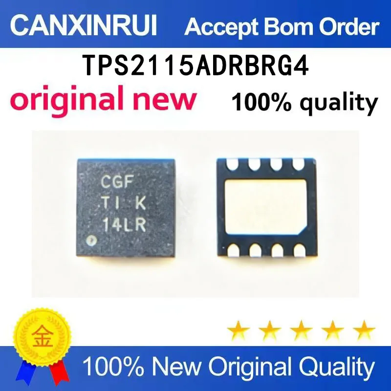 (5-100 pieces)TPS2115ADRBRG4 TPS2115ADRBR TPS2115 silk screen CGF QFN8 brand new original
(5-100 pieces)TPS2115ADRBRG4 TPS2115ADRBR TPS2115 silk screen CGF QFN8 brand new original