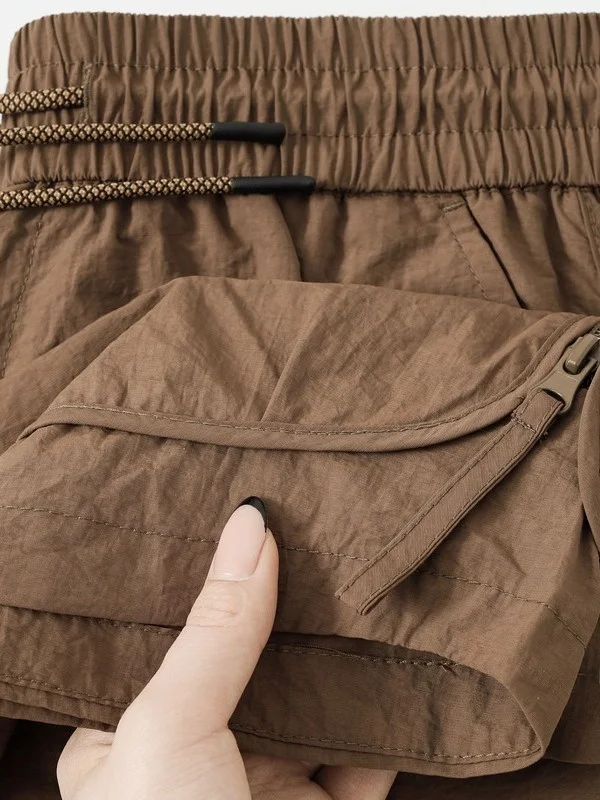 Men's Summer Thin Ice Silk orts Qui Dry Five-Quarter Beach Pants Workwear orts Youth Casual Loose Fit mid Waist
Men's Summer Thin Ice Silk orts Qui Dry Five-Quarter Beach Pants Workwear orts Youth Casual Loose Fit mid Waist