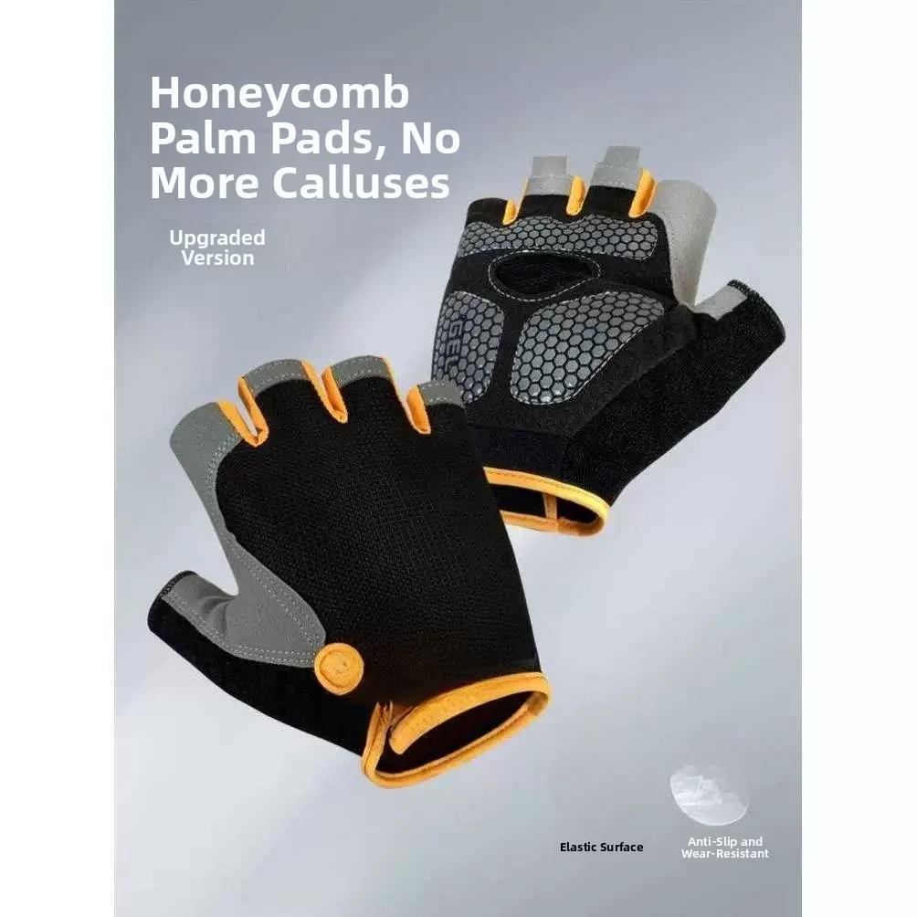Outdoor Cycling Fitness Half Finger Gloves Men Women Spring Summer Sun Protection Thin Breathable Anti-slip Training Climbing
Outdoor Cycling Fitness Half Finger Gloves Men Women Spring Summer Sun Protection Thin Breathable Anti-slip Training Climbing