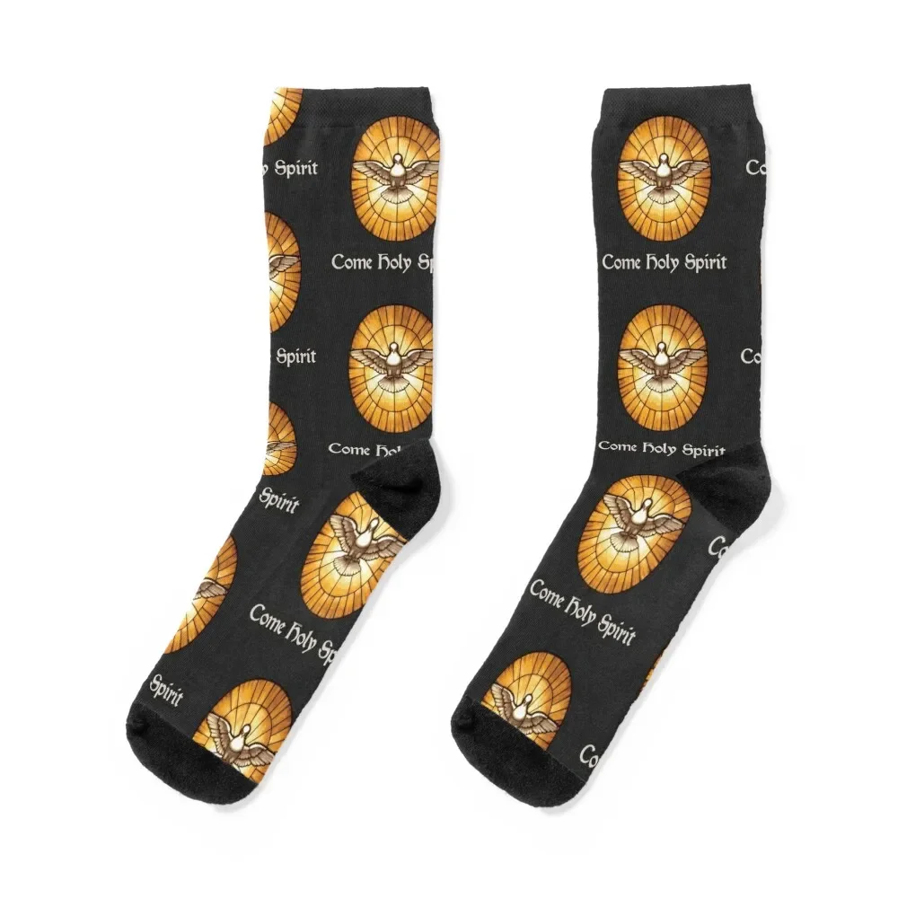 Come Holy Spirit Dove peter dome Socks Sports colored christmas stocking Designer Man Socks Women's
Come Holy Spirit Dove peter dome Socks Sports colored christmas stocking Designer Man Socks Women's