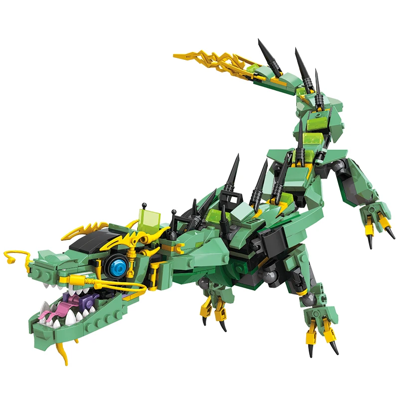507PCS,Green war dragon, children's educational building block toy, Christmas gift, birthday gift
507PCS,Green war dragon, children's educational building block toy, Christmas gift, birthday gift