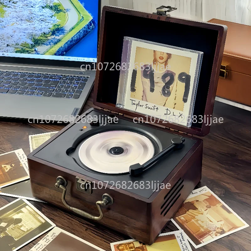 Винтажный проигрыватель компакт-дисков из массива дерева, проигрыватель компакт-дисков, проигрыватель компакт-дисков, Bluetooth, универсальный динамик
Винтажный проигрыватель компакт-дисков из массива дерева, проигрыватель компакт-дисков, проигрыватель компакт-дисков, Bluetooth, универсальный динамик