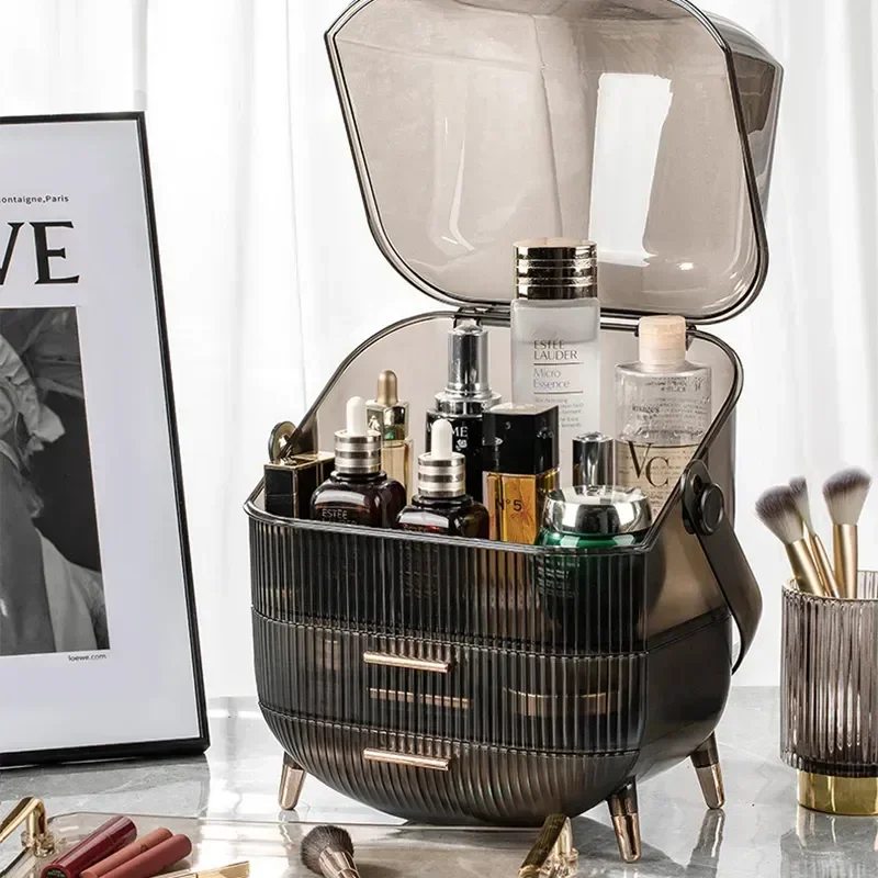 Box Up Desktop With Cosmetic Drawer Skin Holder Capacity Make Lid Brushes Organizers Large Storage Storage Dustproof Makeup Care
Box Up Desktop With Cosmetic Drawer Skin Holder Capacity Make Lid Brushes Organizers Large Storage Storage Dustproof Makeup Care