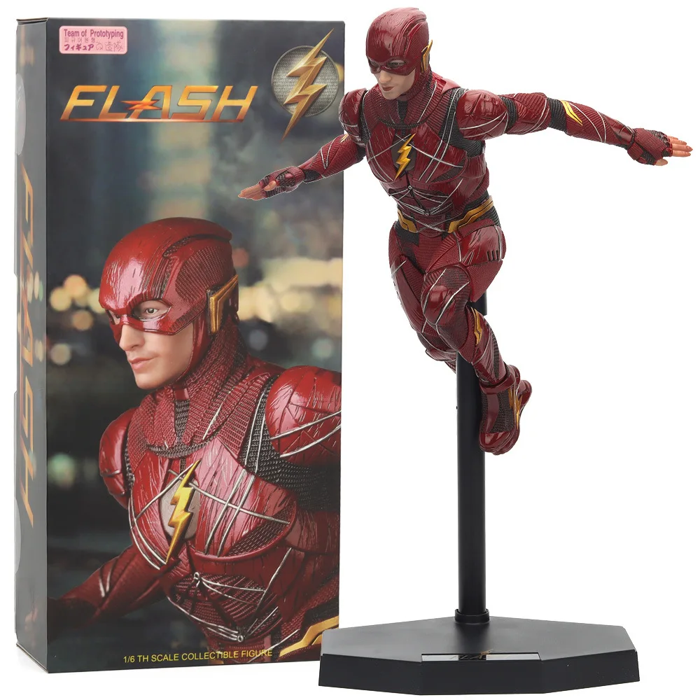 1/6 Crazy Marvel Avengers The Flash PVC Action Figures Kids Toys New Year's Christmas Gift 30cm
1/6 Crazy Marvel Avengers The Flash PVC Action Figures Kids Toys New Year's Christmas Gift 30cm