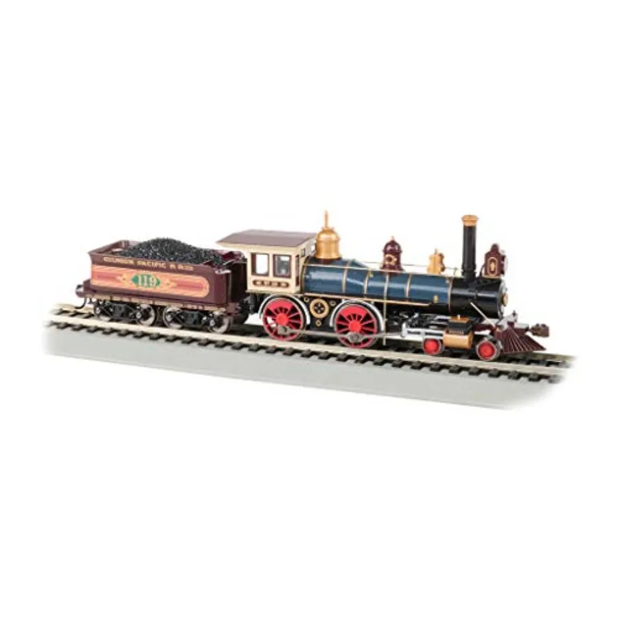 HO Scale American DCC Sound Steam Locomotive for Union Pacific 119, metal body with coal load, classic black finish, realistic
HO Scale American DCC Sound Steam Locomotive for Union Pacific 119, metal body with coal load, classic black finish, realistic