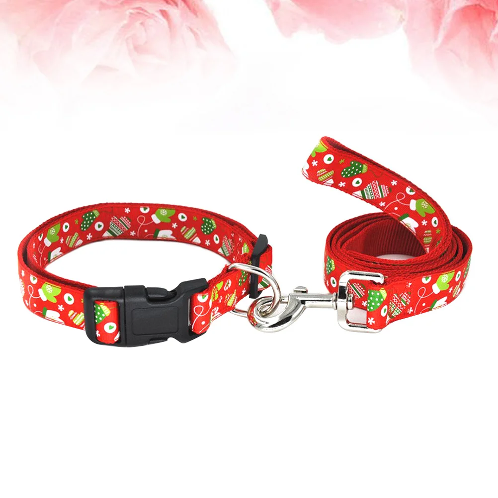 Christmas Dog Collar Pulling Strap Set Gloves Pattern Pet Collar Size S 2.5x40cm Pulling Rope 2.5x120cm Adjustable Outdoor Use
Christmas Dog Collar Pulling Strap Set Gloves Pattern Pet Collar Size S 2.5x40cm Pulling Rope 2.5x120cm Adjustable Outdoor Use