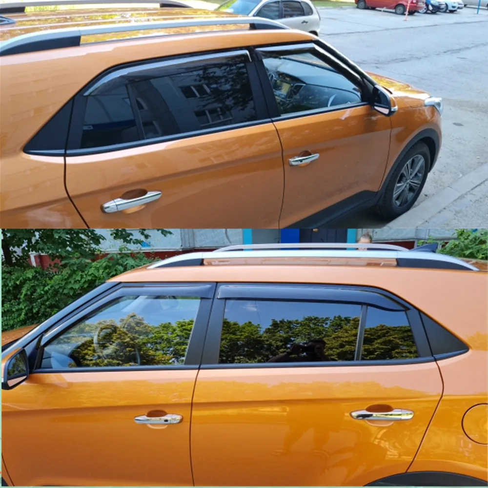 Для Hyundai Creta IX25 2014 2015 2016-2019 оконный козырек от солнца и дождя, защита от атмосферных воздействий, ветрозащитный дефлектор, тонкая отделка, тент, укрытие
Для Hyundai Creta IX25 2014 2015 2016-2019 оконный козырек от солнца и дождя, защита от атмосферных воздействий, ветрозащитный дефлектор, тонкая отделка, тент, укрытие
