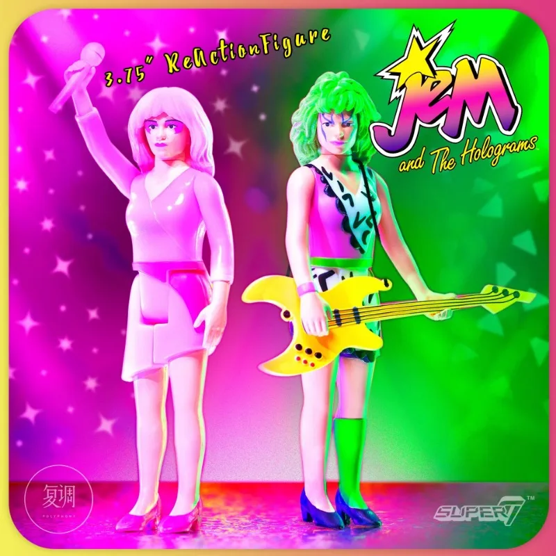 Super7 Jem голограммная реакционная фигурка Jem 3,75 дюйма анимационная Модель Коллекционная игрушка кукла праздничный подарок
Super7 Jem голограммная реакционная фигурка Jem 3,75 дюйма анимационная Модель Коллекционная игрушка кукла праздничный подарок