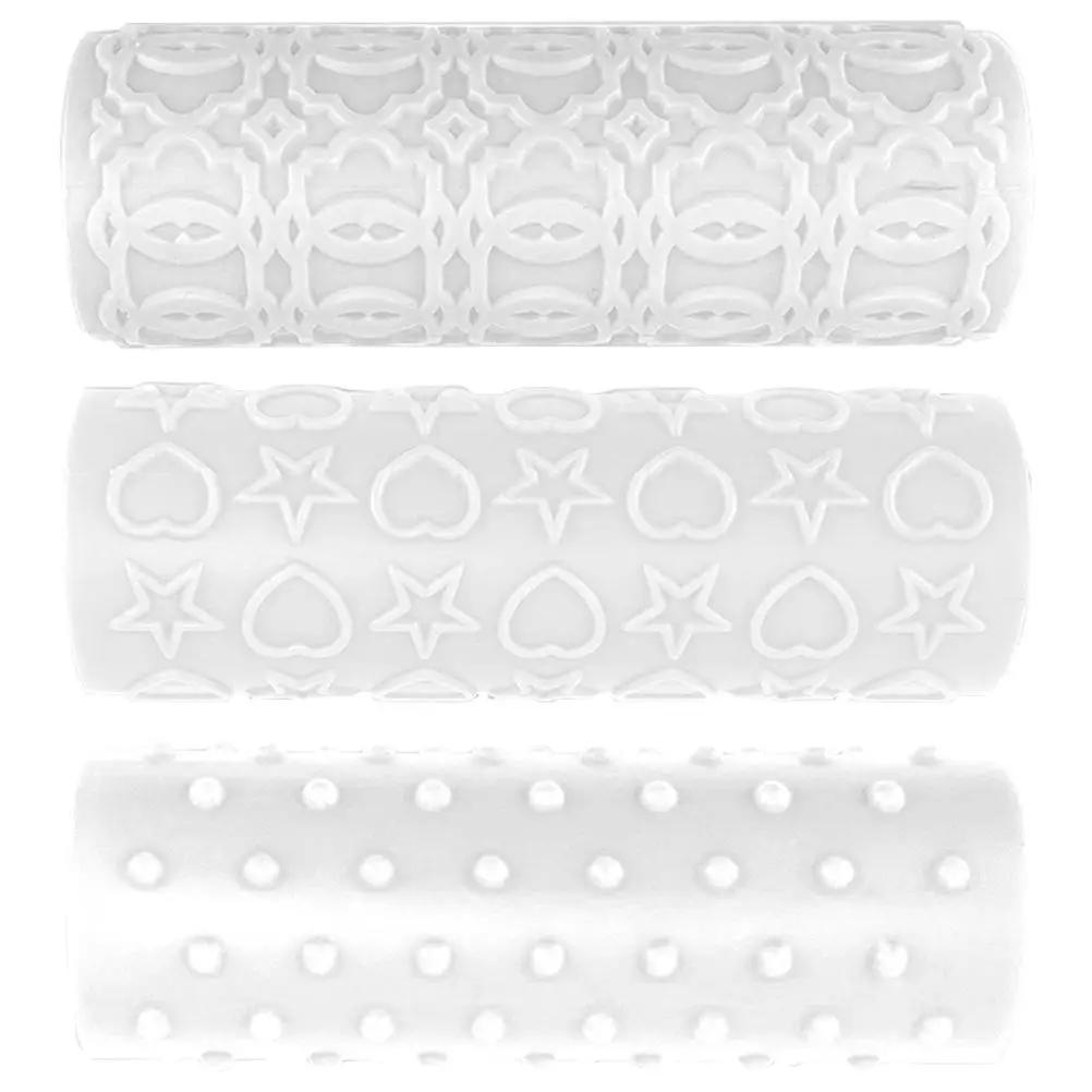 3 Pcs Clay Embossed Rod Polymer Rollers Sturdy Safe Long Use DIY Fun Rounded Edges Delicate Patterns Jewellery Making Kits
3 Pcs Clay Embossed Rod Polymer Rollers Sturdy Safe Long Use DIY Fun Rounded Edges Delicate Patterns Jewellery Making Kits
