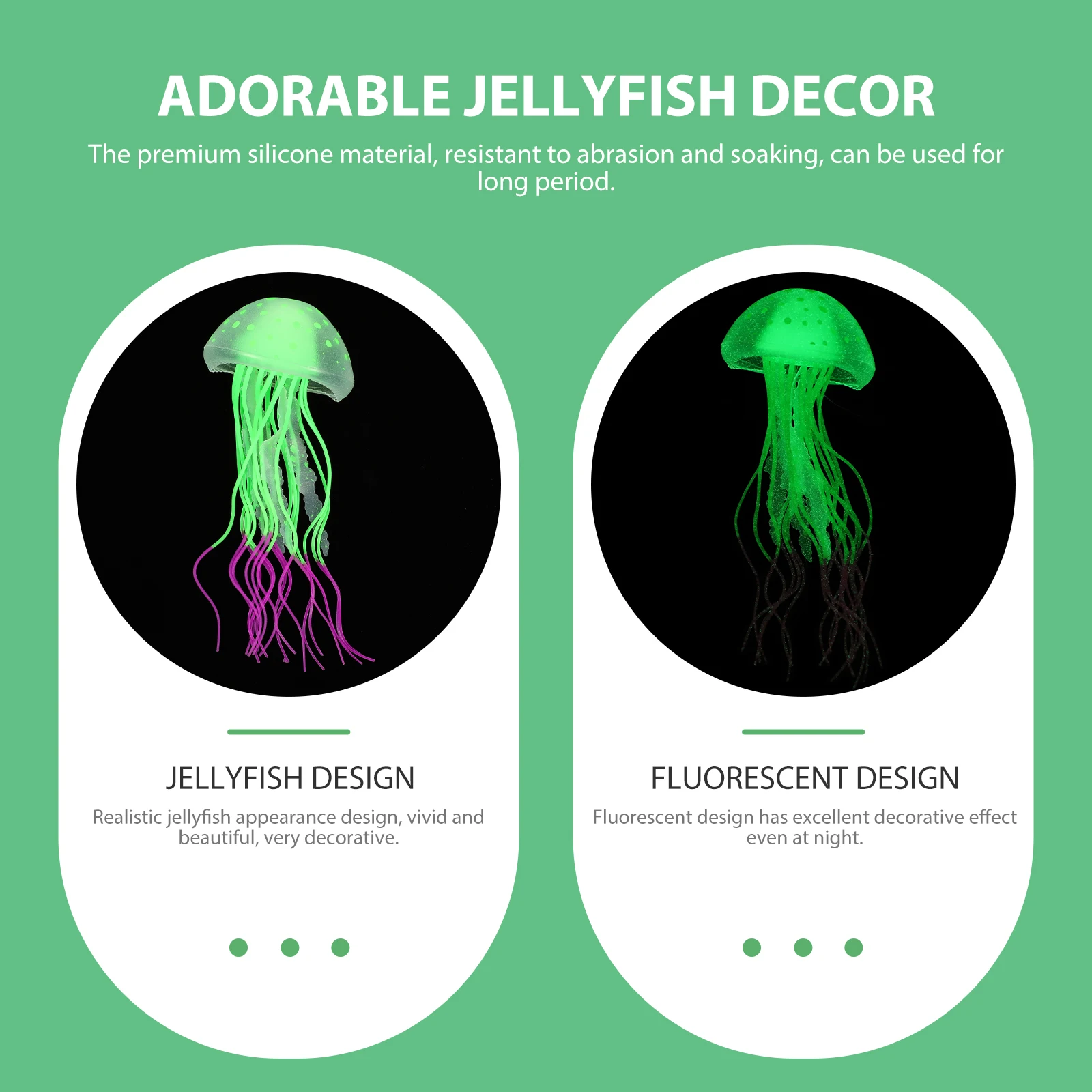 Simulated Jellyfish Decorations Tank Artificial Aquarium Lifelike Ornament Silicon Ornaments
Simulated Jellyfish Decorations Tank Artificial Aquarium Lifelike Ornament Silicon Ornaments