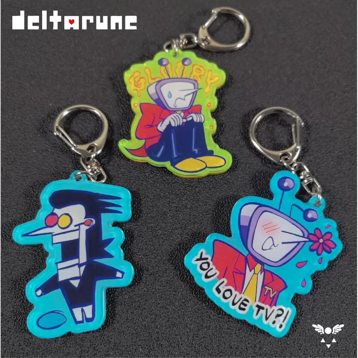 Deltarune Keychain., Tenna, Spamton G. Spamton, ,2D Acrylic Shake Keychain,Shake Pendant, Bag Charm Birthday Gift for Friends
Deltarune Keychain., Tenna, Spamton G. Spamton, ,2D Acrylic Shake Keychain,Shake Pendant, Bag Charm Birthday Gift for Friends