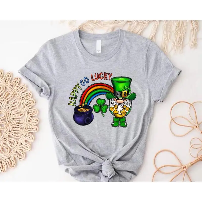 Футболка Happy Go Lucky, женская футболка ко Дню Святого Патрика, ирландский трилистник
Футболка Happy Go Lucky, женская футболка ко Дню Святого Патрика, ирландский трилистник