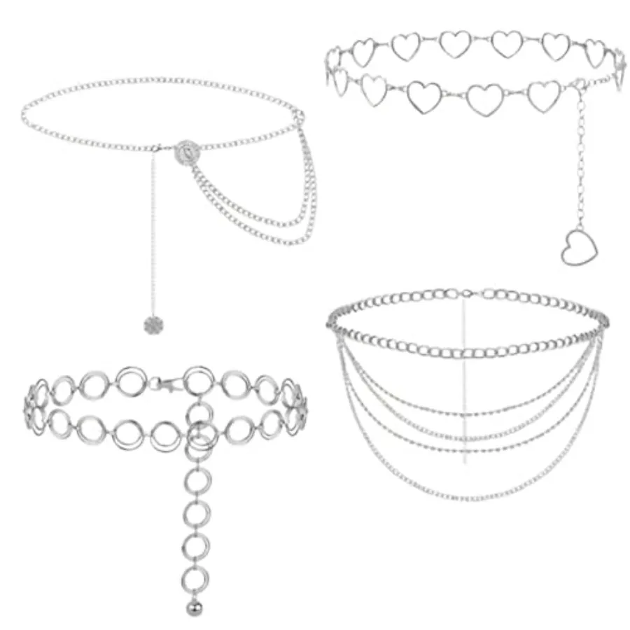 Punk Gothic Body Waist Chain Set for Women Gold Waist Belt Keychain Rocker Chic Hip Chain Boho Festival Accessory Edgy Y2K Hear
Punk Gothic Body Waist Chain Set for Women Gold Waist Belt Keychain Rocker Chic Hip Chain Boho Festival Accessory Edgy Y2K Hear
