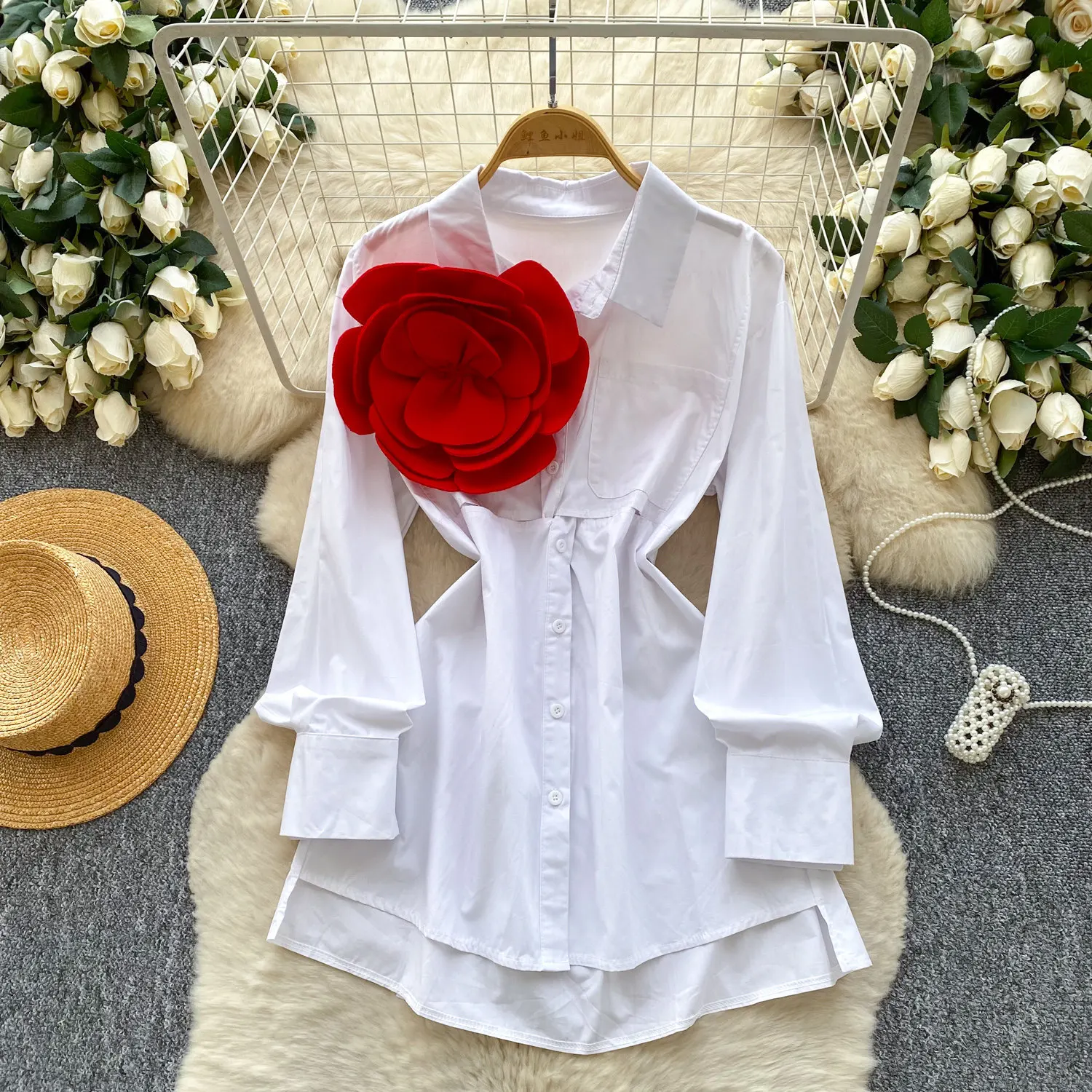 Shirt Dress Women Mid Length Dresses A Line Vestidos Y2k Streetwear Turn Down Collar Full Sleeve Elegant Party Night Work 2026
Shirt Dress Women Mid Length Dresses A Line Vestidos Y2k Streetwear Turn Down Collar Full Sleeve Elegant Party Night Work 2026