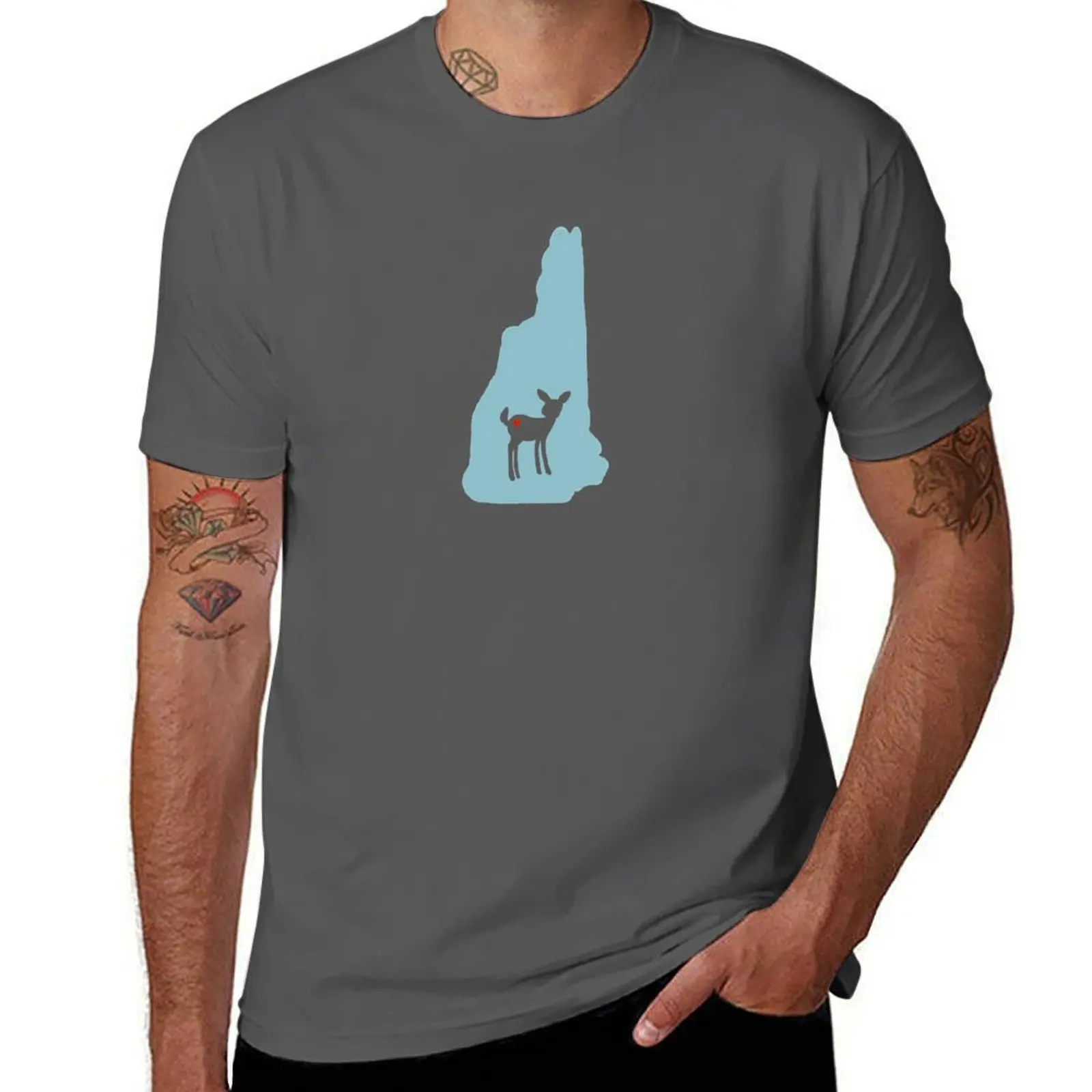 New Hampshire State Fawn Love. By Jennifer Star T-Shirt man t shirt designer man t shirt graphic T-Shirt
New Hampshire State Fawn Love. By Jennifer Star T-Shirt man t shirt designer man t shirt graphic T-Shirt